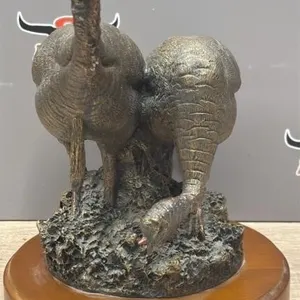 "Double Take" Big Sky Carvers Bronze Like Turkeys.