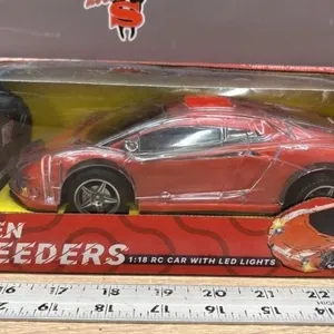 Siren Speeder 1:18 RC Car w/LED Lights. Unopened.