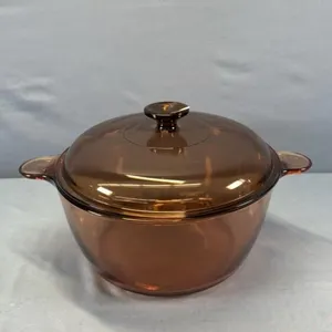 CORNING VISION AMBER GLASS 4.5L DUTCH OVEN