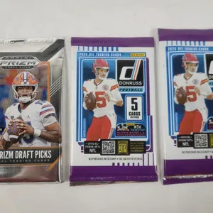 2023 Panini Prizm Draft Picks NFL Football Sealed Trading Card Wax Pack & 2025 Panini Donruss NFL Football Sealed Trading Card Wax Packs ×2 . Thre
