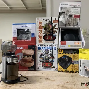 Krups Coffee Grinder, CAT Booster Pack, VR Sets, Snowboard Helmet & More
 UNRESERVED