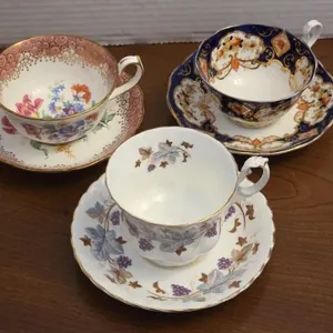 Fancy Teacups & Saucers