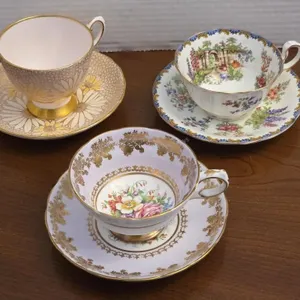 Fancy Teacups & Saucers