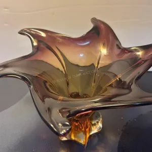 Vintage Art Glass Centrepiece Bowl