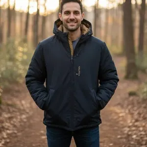 Nautica XL Hooded Jacket with Tag –  Navy