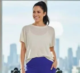 Banana Republic Women’s L/G Top, Model 1165552, Beige Color