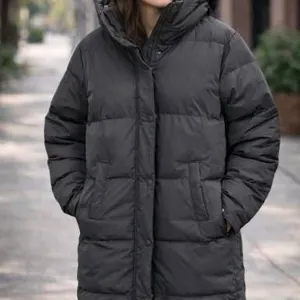 Mondetta Outdoor Project M/M Hooded Long Coat in Black