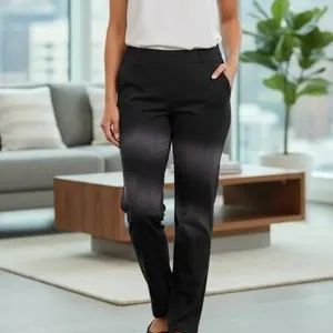 Hilary Radley Women’s Pants, Size 8, Black
