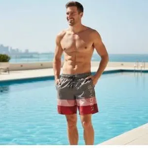 Spyder Swim Shorts with Drawstring Waist, Size S/P