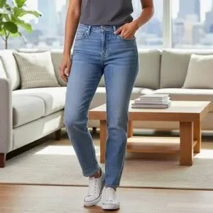 Levi Strauss & Co. High-Waisted Mom Jeans, Size 27