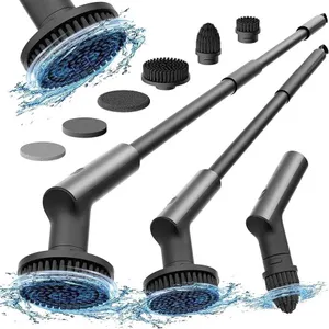HOTO Cordless Spin Scrubber with Interchangeable Brush Heads and USB-C Charging