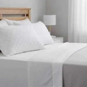 Martha Stewart Trellis Bloom Queen-Size Quilted Pillow 2-Pack