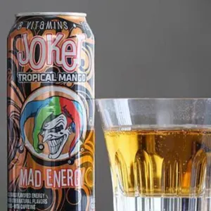 Joker Mad Energy Tropical Mango 473 mL Cans (12-Pack)