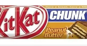 Bundle of 12 KitKat Chunky Peanut Butter Bars, 68g Each