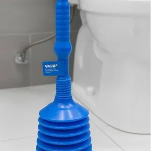 Valu+ 20.5-Inch Plunger for Toilets, 52 cm