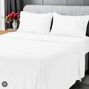 Utopia Bedding 4-Piece Bed Sheet Set, Full Size, White