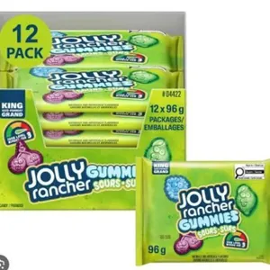 Jolly Rancher Gummies Sours  Pack 12x96g