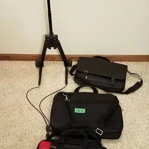 Laptop Bags and Rolling Trolley Stand