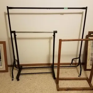 Metal and Wood Display Stands
