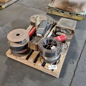 Assorted Welding Wire Spools and Variety of Electrodes