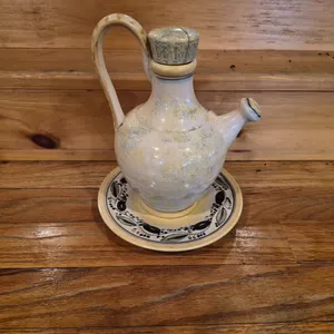 Ceramic Serving Set with Pot and Saucer