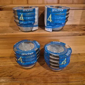 (16) New Anchor Hocking 6oz Glass Custard Cups