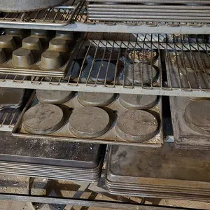 (3) Shelves worth of Assorted Bakery Pans - (Bottom Three Shelves of Lot # 294)