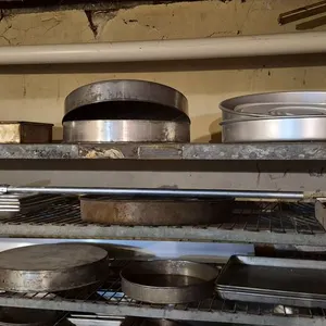 (3) Shelves worth of Assorted Bakery Pans - (Top Three Shelves of Lot # 294)