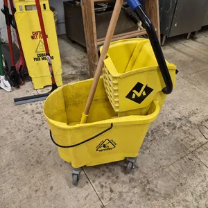 Mop Bucket with Wringer and Mop