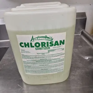 New 5 Gallon Container of Arrow Chemical Products Sanitizer solution