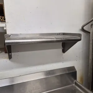 Advanced Tabco 24" x 11" Stainless Steel Wall Shelf - Model # WS-KD-24 - NSF Approved