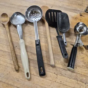 (7) Assorted Kitchen Utensils With Vollrath 3 oz Portion Control