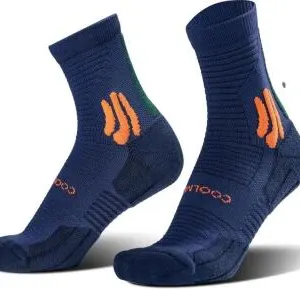 3 New Pairs Size XL (13-16M /  14-17W) BRISIRA Coolmax Bamboo Viscose Compression Running Socks Men Cushioned Anti Blister Athletic Tennis Golf Crew Q