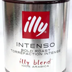 New ILLY Intenso Bold Roast 100% Arabica Whole Coffee Beans, Intense, Robust and Full Flavored With Notes of Deep Cocoa, 100% Arabica Coffee, No Prese