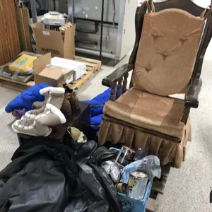 Vintage Rocking Chair, (2) Sleeping Bags, Leather Jacket, Electric Heater and More
 UNRESERVED