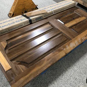Wood Door (80" x 32") and Box of Hard Wood Flooring
 UNRESERVED