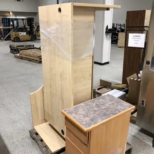 (2) Desks (1 w/ Drawers, (1) 65'' & (1) 71'') & Side Cabinet
 UNRESERVED