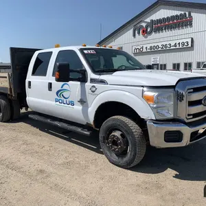 2012 Ford F350 XLT Crew Cab Flatbed Truck
 UNRESERVED