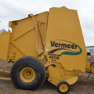 Vermeer Highline 605 M Silage Baler, comes with new wrap, 1000 PTO, auto lube doesn’t work, pickup rebuilt 2 seasons ago $5000 invested, few dents, hy