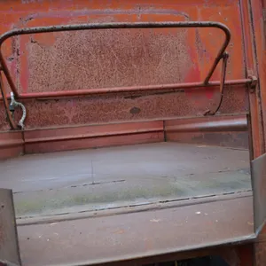 Grain Trailer approx. 14' x 7.6" wide, 1 cyl is slow, steel floor, dual cylinder lift