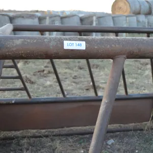 3 Bale Rectangular Feeders, 22' long x 9' wide, heavy duty
