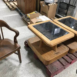 (2) End Tables and Wooden Chair
 UNRESERVED