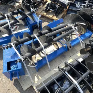 Skid Steer Auger Set (8'', 12'' & 16'' Rod)
 UNRESERVED