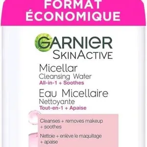 New Garnier Micellar Water, Gentle and Hydrating Facial Cleanser & Makeup Remover, Suitable for Sensitive Skin, Vegan, Cruelty Free, Fragrance Fre