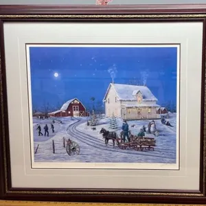 Framed Signed/Numbered (201/495) Print by Yvette