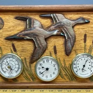 Ducks Unlimited Cast Resin Weather Station.