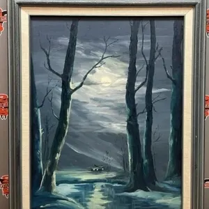 Original Painting On Canvasboard By Dora Nichols
