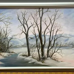 Original Painting by Hildred Marchand - Winter
