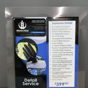 Complete Car Detailing Service. Donated by Indian