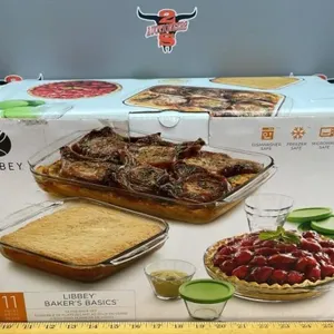 Unused Libbey Baker's Basics 11 Piece Set.